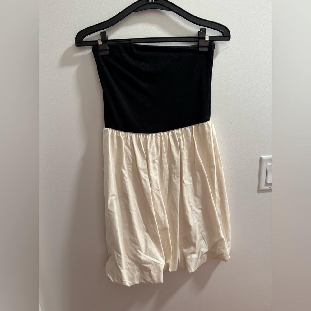 a new day Black Ribbed Top